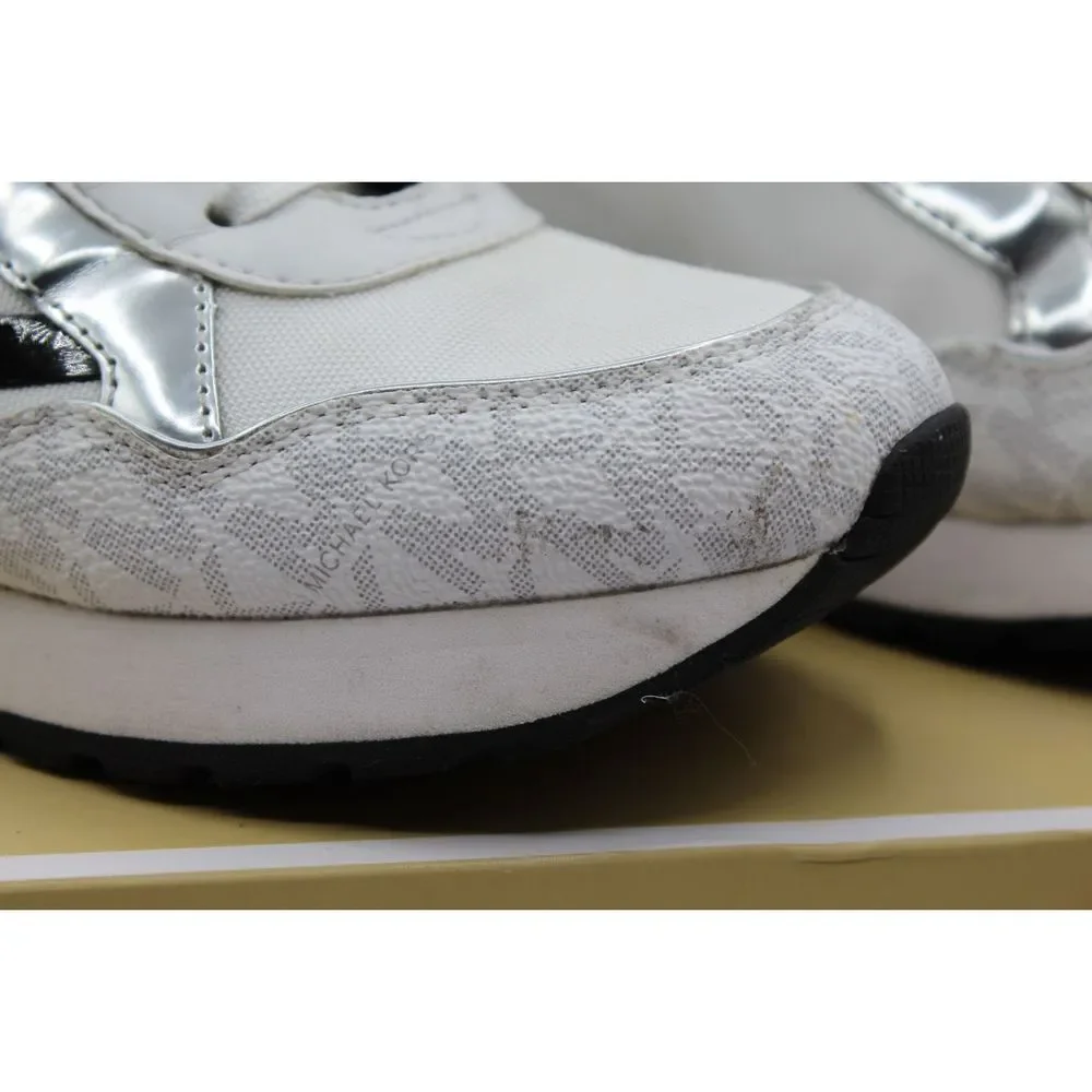 Michael Kors Maddy Two-Tone Logo Trainer - Picture 5 of 12
